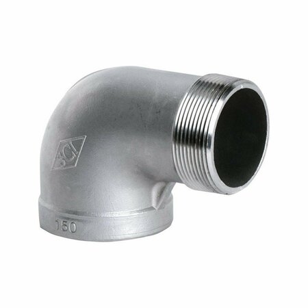 SMITH COOPER 1.25 in. Thread Stainless Steel 90 Degree Street Elbow 4809976